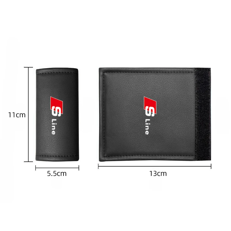 2025 حار 2 قطعة مقبض السيارة حافظة جلدية مسند الذراع التلقائي الغطاء الواقي لأودي S-line A3 A4 A6 A5 Q5 A1 Q7 Q3 Q2 Q8 A7 A8 TT S1 SQ