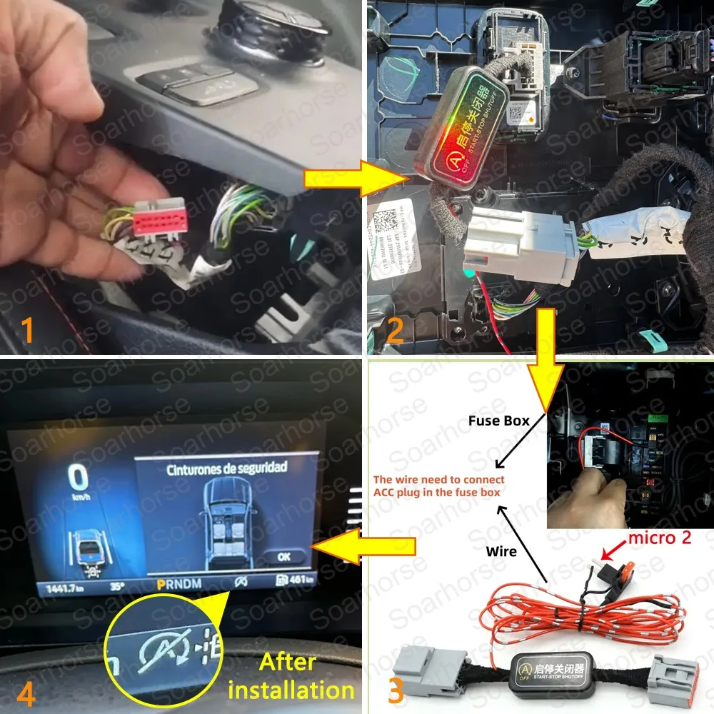 Automatic Stop Start System Eliminator A-Off Device Switch Relay Close Plug Cable For Ford Ranger Raptor Everest 2023 2024