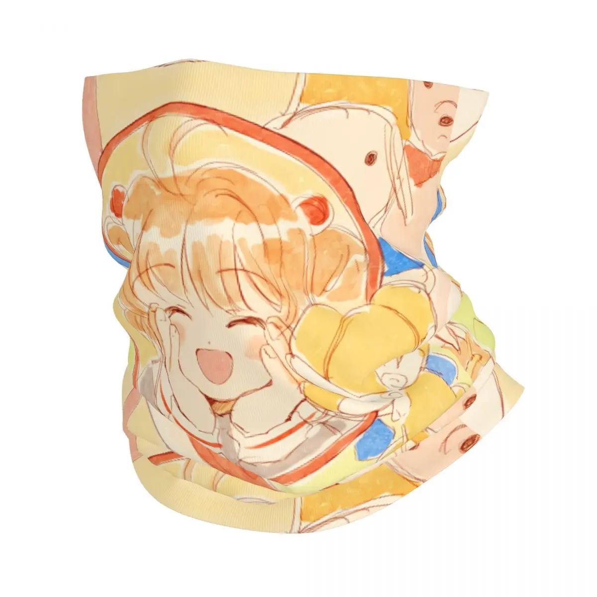 Card Captor Sakura Anime Retro diadema cuello delgado hombres mujeres senderismo tubo bufanda cara