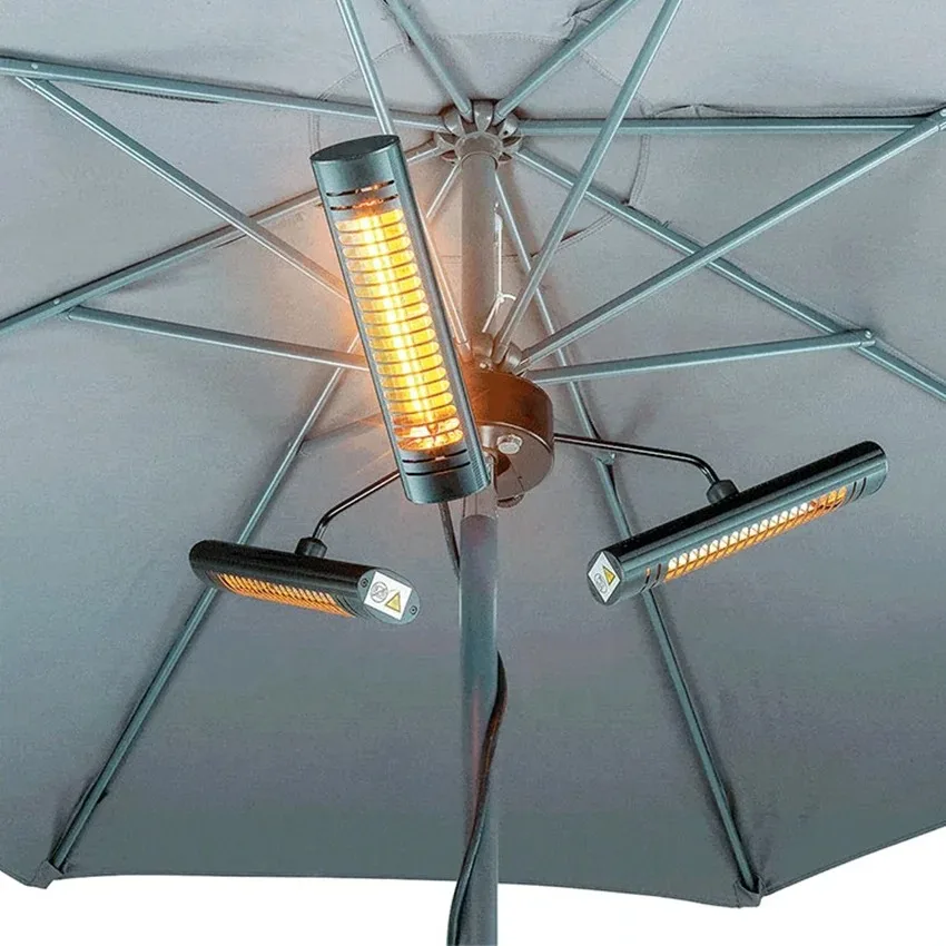 220-240V 3000W Waterproof  Outdoor Patio Parasol  Infrared Umbrella Parasol Heater  LDHR015-3003KY
