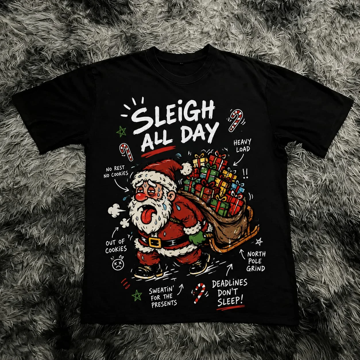 Christmas Funny Casual More Cookies Tee Men T Shirt Women Tee Boys Top Children Parent Child Cotton short sleeves kids Tshirt