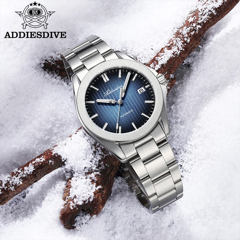 

ADDIESDIVE Diver Watches 41mm Men's Automatic Mechanical Watch Sapphire Crystal 200m Waterproof BGW9 Super Luminous Wristwatch