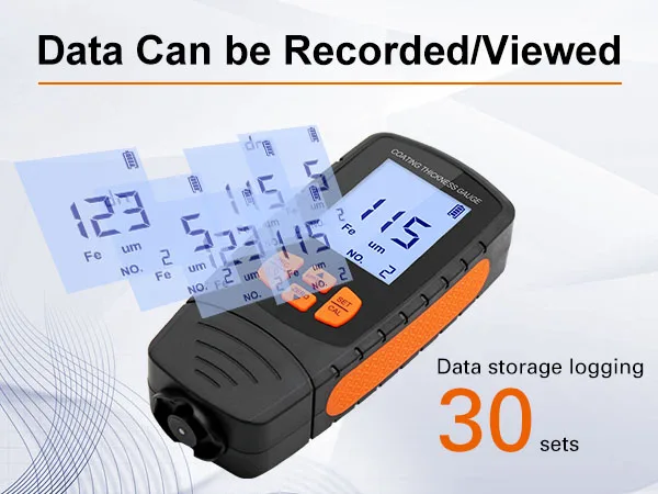 High Precision Car Paint Meter Detector Film Thickness Tester Coating Thickness Gauge Customizable OEM Testing Equipment