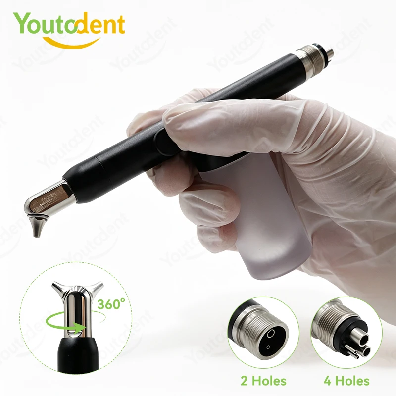 Dental Abrasive Sandblasting Machine Dental Aluminum Oxide Microblaster Air Polisher Air Abrasion System with Spray