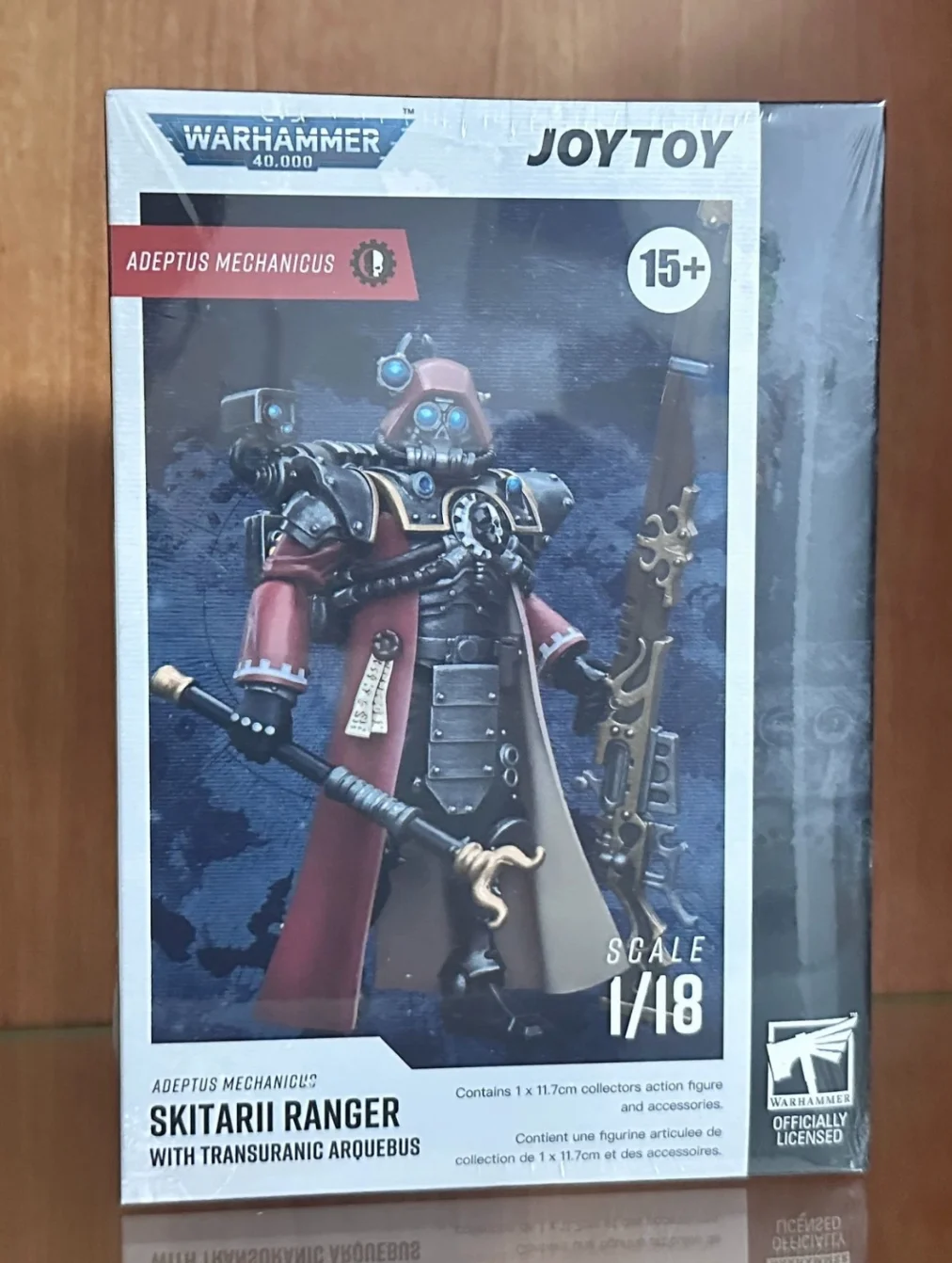 【JOYTOY】ウォーハンマー40K アデプタス・メカニカス スキタリ・レンジャー・アルファ データテザー付き トランスウラニック・アルケバス 3体セット 1/18 アクションフィギュア