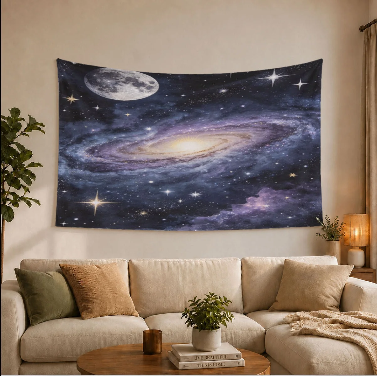 Customized Image Tapestry Wall Hanging Decoration Soft Lightweight All-Season Warm Blanket Home Sofa Bed Camping Travel Gift for Men Women Boys Girls