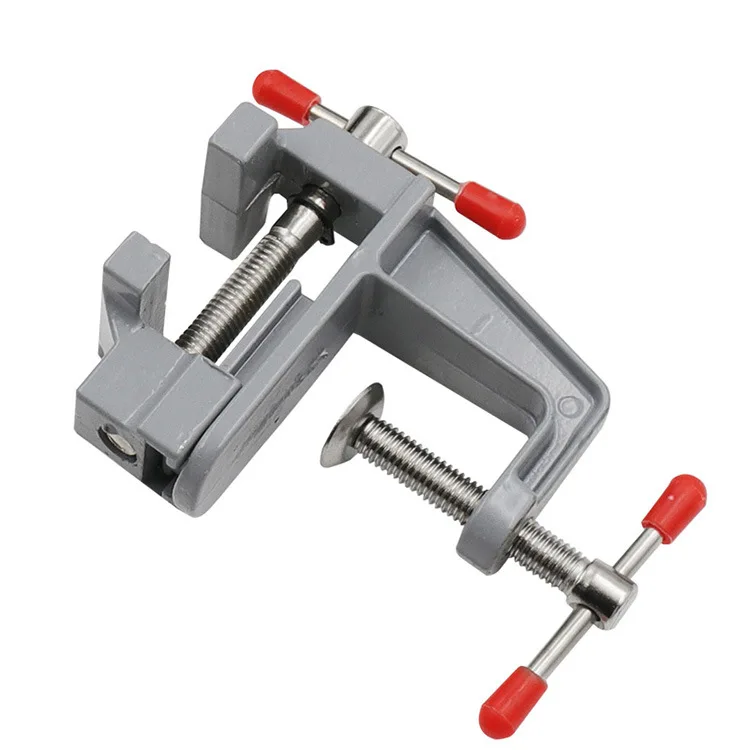 Imagem -04 - Mini Liga de Alumínio Bench Clamp Multi-funcional Bench Vise Parafuso Vise para Faça Você Mesmo Craft Mold Fixo Repair Tool