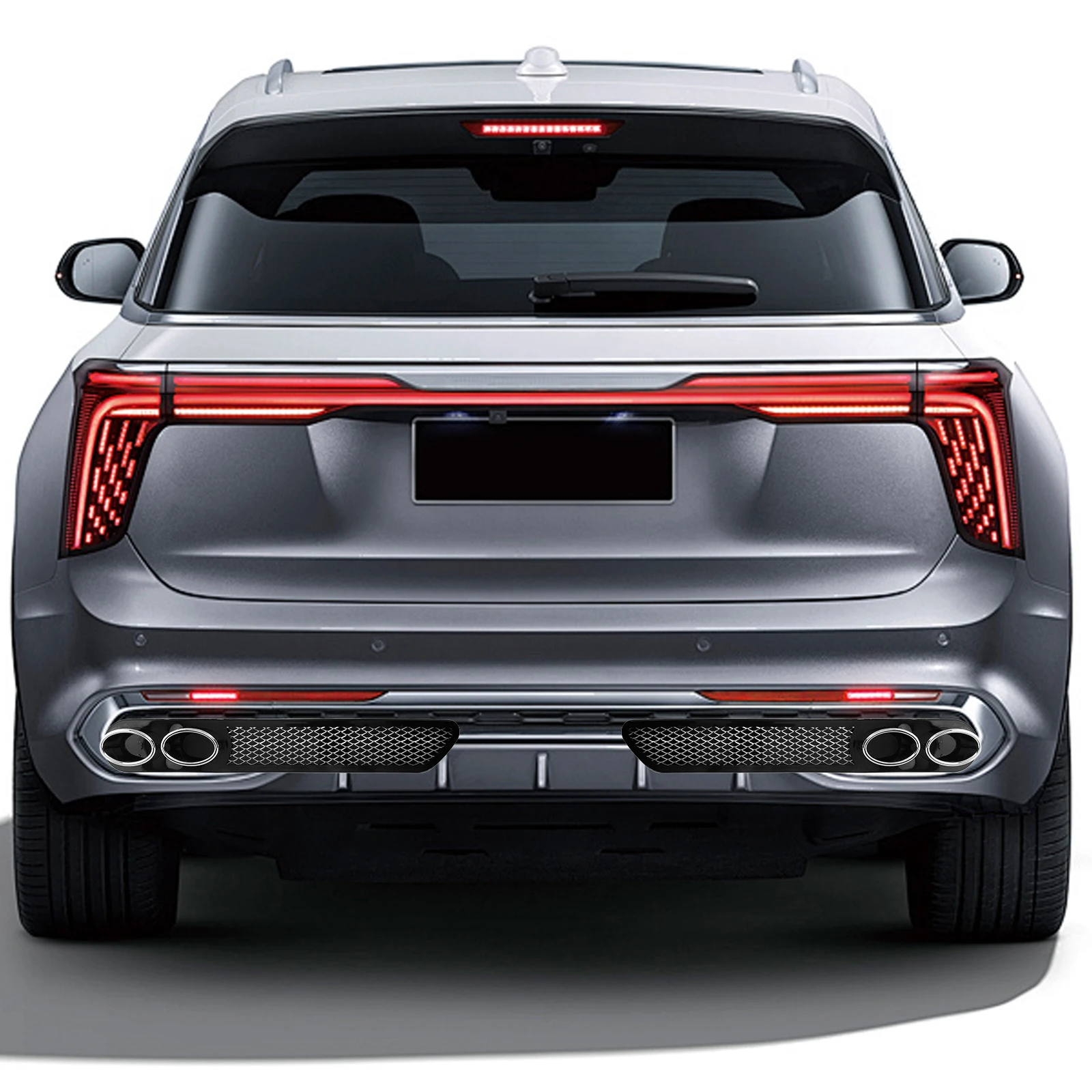 

Universal Hood Air Intake Vent Cover Side Vent Decorative Sticker Sporty Exhaust Pipe Modification Durable Install