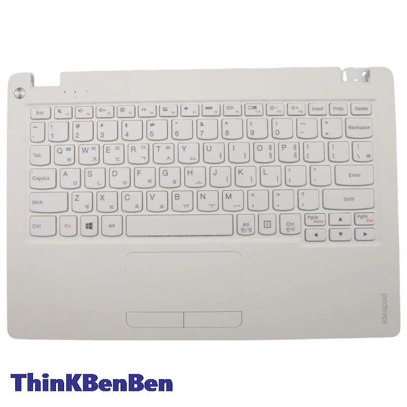 KR Korean White Keyboard Upper Case Palmrest Shell Cover For Lenovo Ideapad 110S 11 11IBR 5CB0M53708