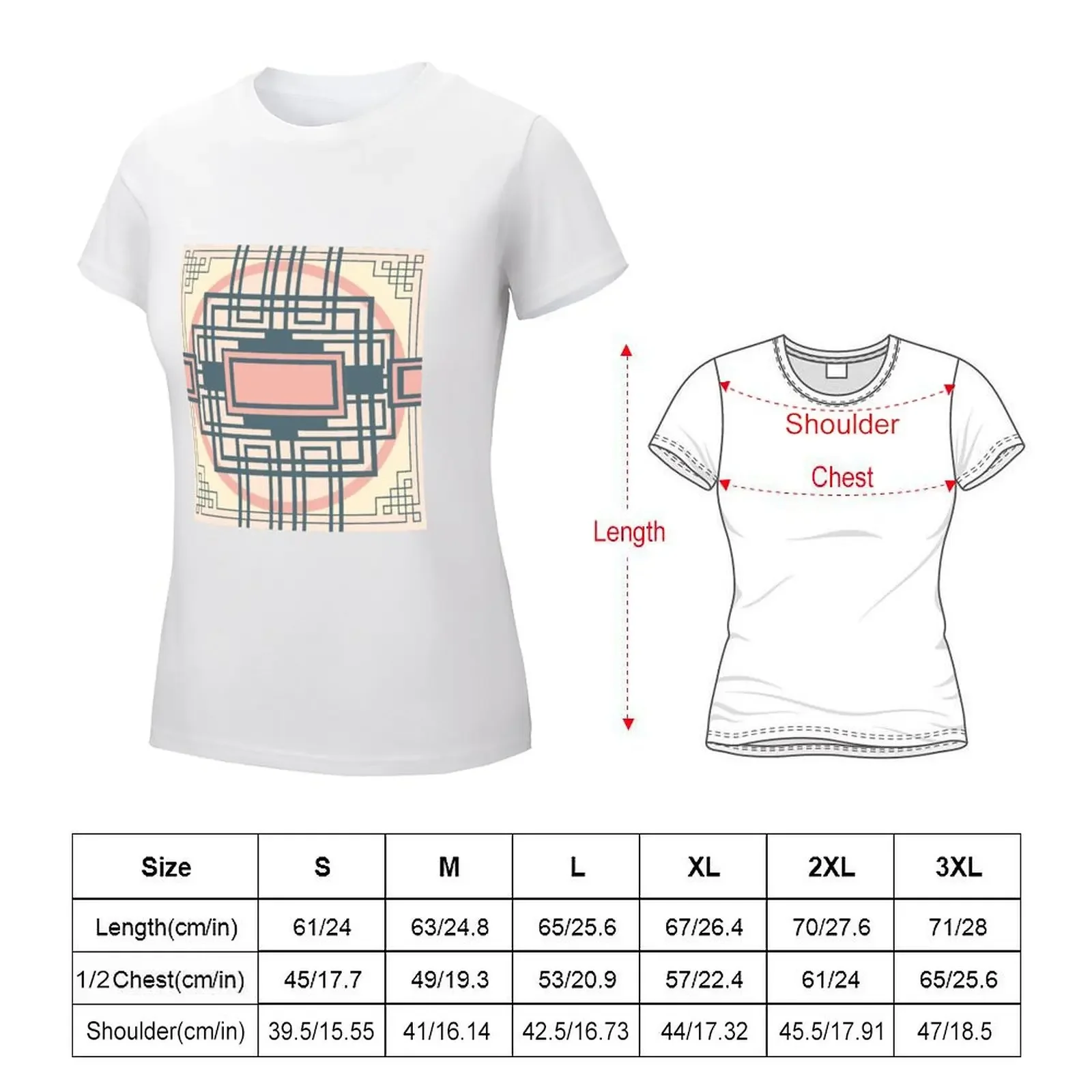 Medallion T-Shirt tops cute clothes new edition aesthetic clothes t-shirts for Women graphic tees