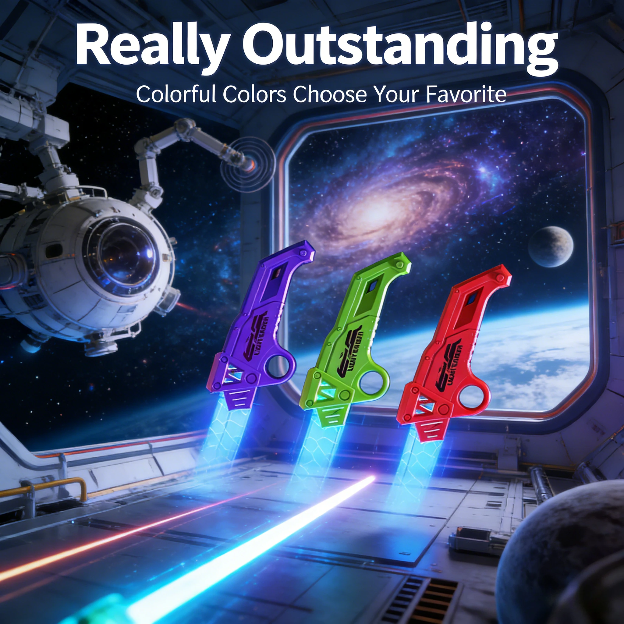 🗡️   Sabre de luz iluminado Spark & Spray |   Espada brilhante de fogo – Brinquedo interativo para crianças que aumenta o cérebro