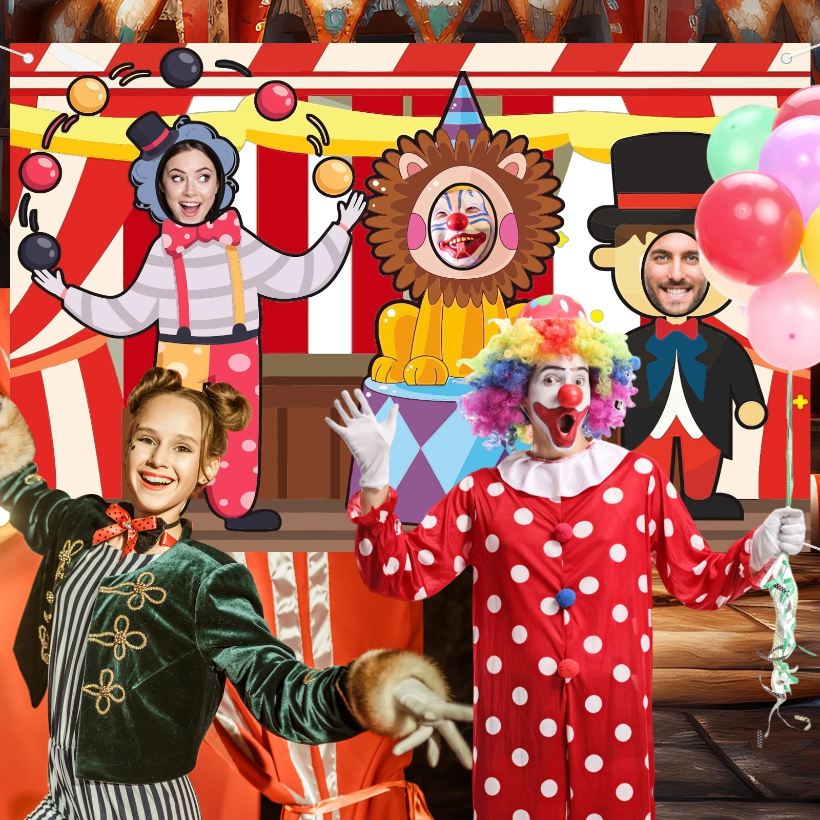 Circo troup foto banner pano d - Photography Class avaliação e preço