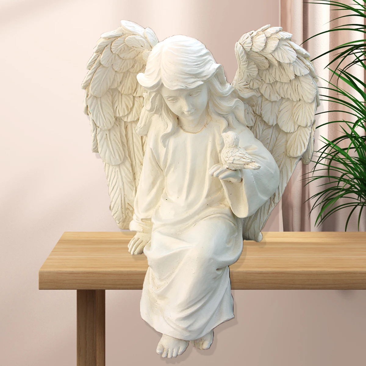 1PC/Angel Girl Wing Ornament - Resin Crafts - Home Decoration Outdoor Garden Statues - European and American Decorative Statues