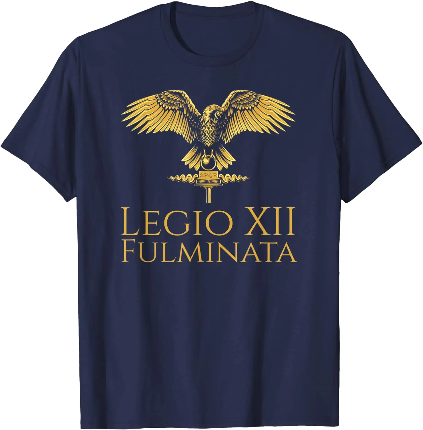 Ancient Roman Legion  Legio XII Fulminata SPQR Men T-Shirt Short Sleeve Casual 100% Cotton O-Neck Summer Tees