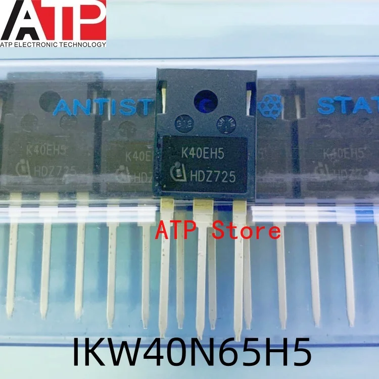 

10pcs/lot 100% New Imported Original K40EH5 IKW40N65H5 TO-247 IGBT Power Transistor 40A 650V In Stock