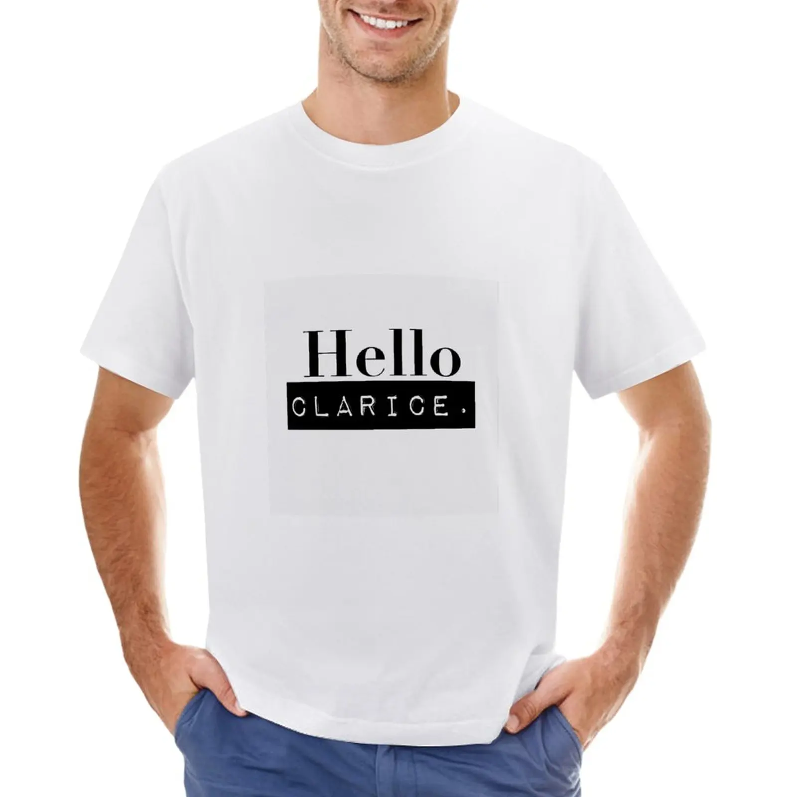 

Hello Clarice T-Shirt customs design your own quick-drying heavyweight t shirts for men