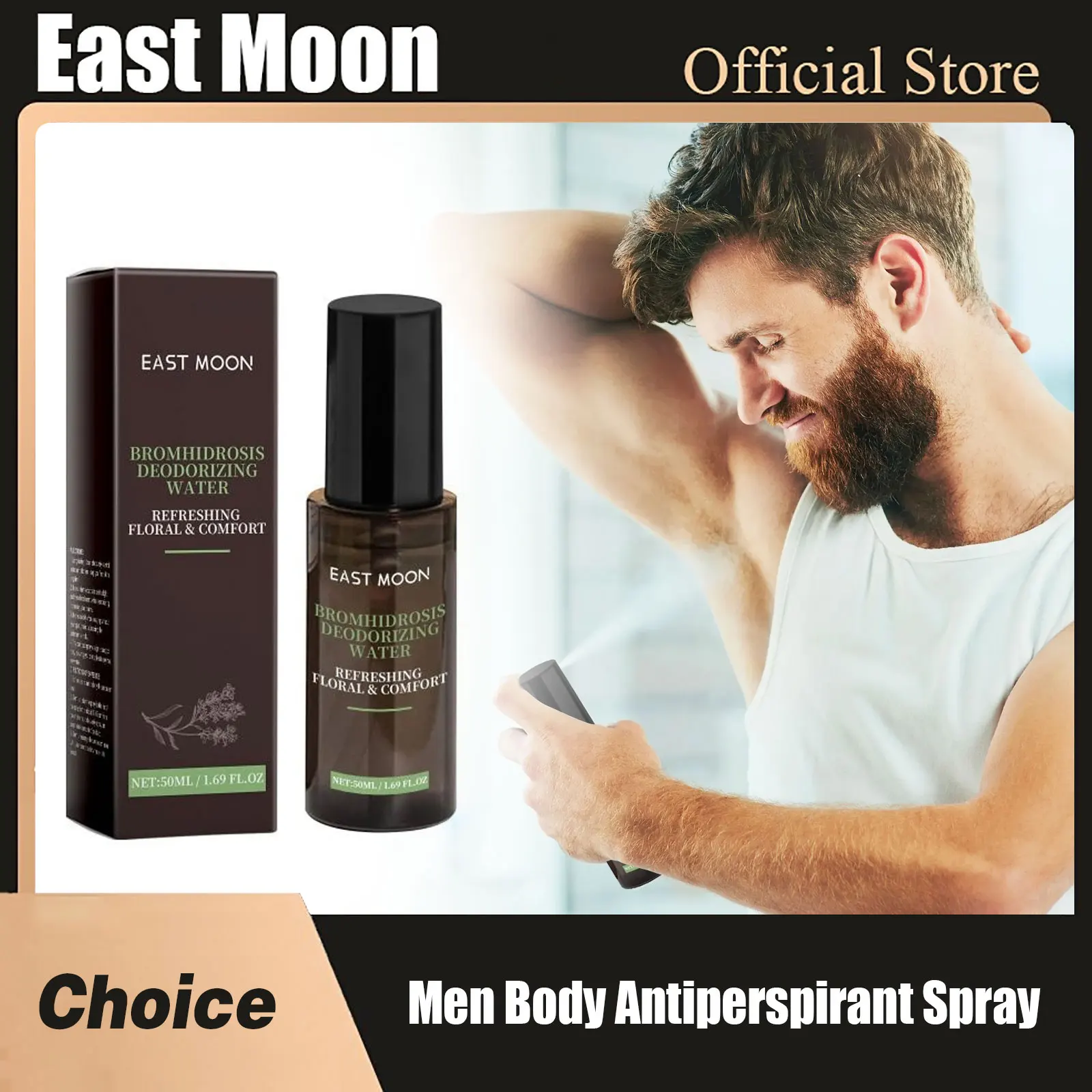 Spray antitranspirante corporal para hombres, larga duración, fortalece el refrescante, mejora el suavizante, mantiene seco, Reduce la sudoración, desodorante líquido para axilas