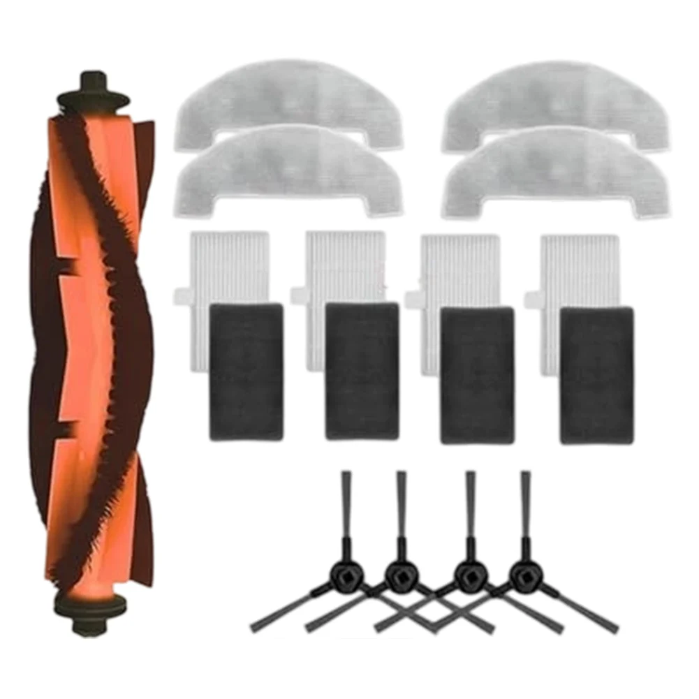 الجانب الرئيسي فرشاة تصفية ممسحة القماش عدة ل Mova E10/E20 زائد المكانس الكهربائية الجانب الرئيسي فرشاة تصفية ممسحة القماش قطع غيار الأجهزة المنزلية #3
