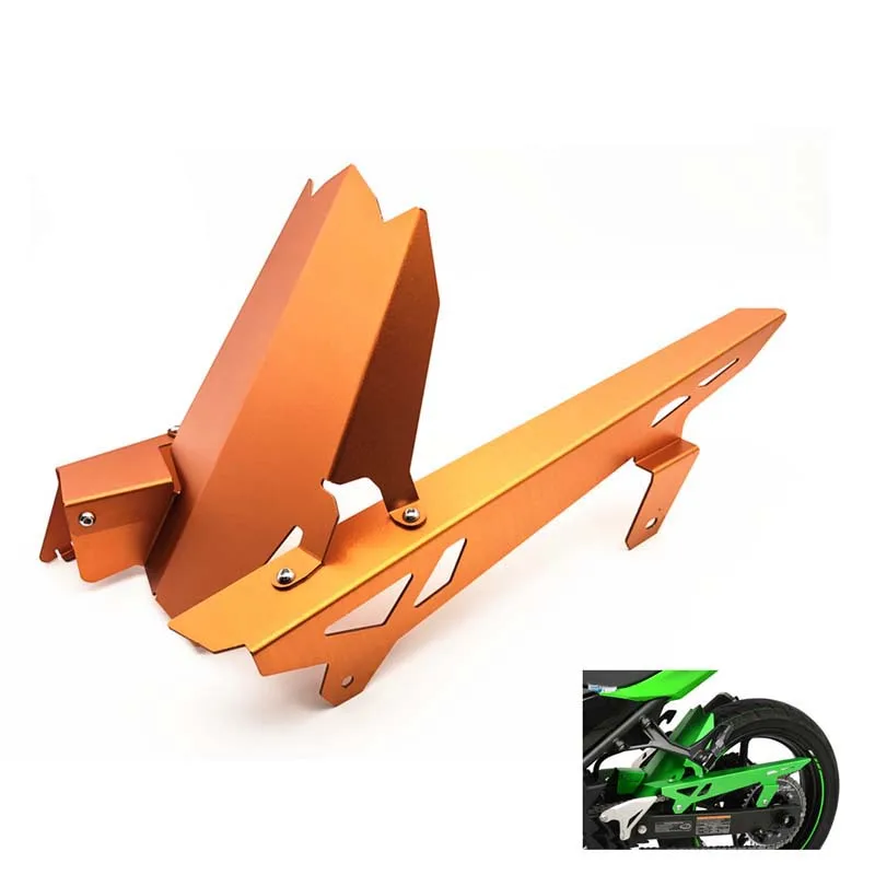 

Motorcycle Accessories Rear Fender Mudguard Chain Guard Cover kit For Kawasaki Ninja 400 250 Ninja400 Ninja250 Z400 2018-2023