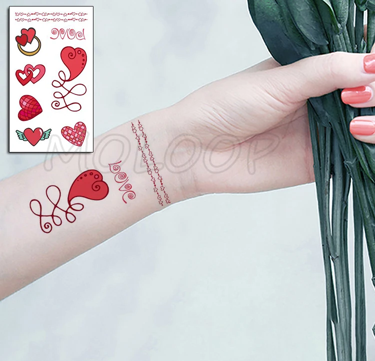 Autocollants de Tatouage Temporaire Étanche, Cartes à Jouer, Pêche, Petite Taille, Flash, Faux Tatouages pour Homme, Fille, Femme