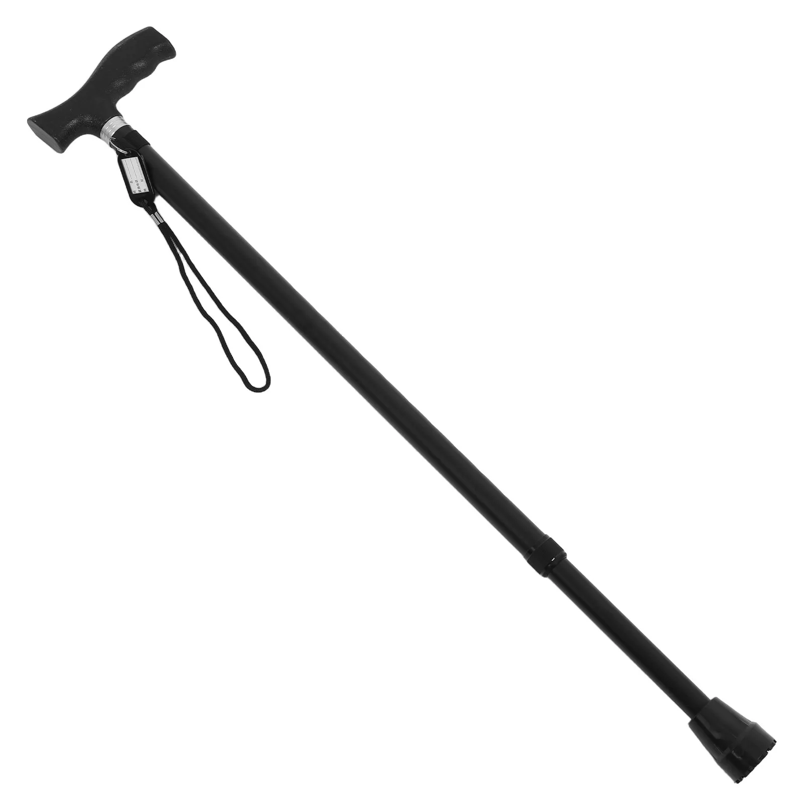 

1 Set Portable Folding Cane For Seniors Lightweight Aluminum Adjustable Walking Stick With Anti- Interchangeable Feet