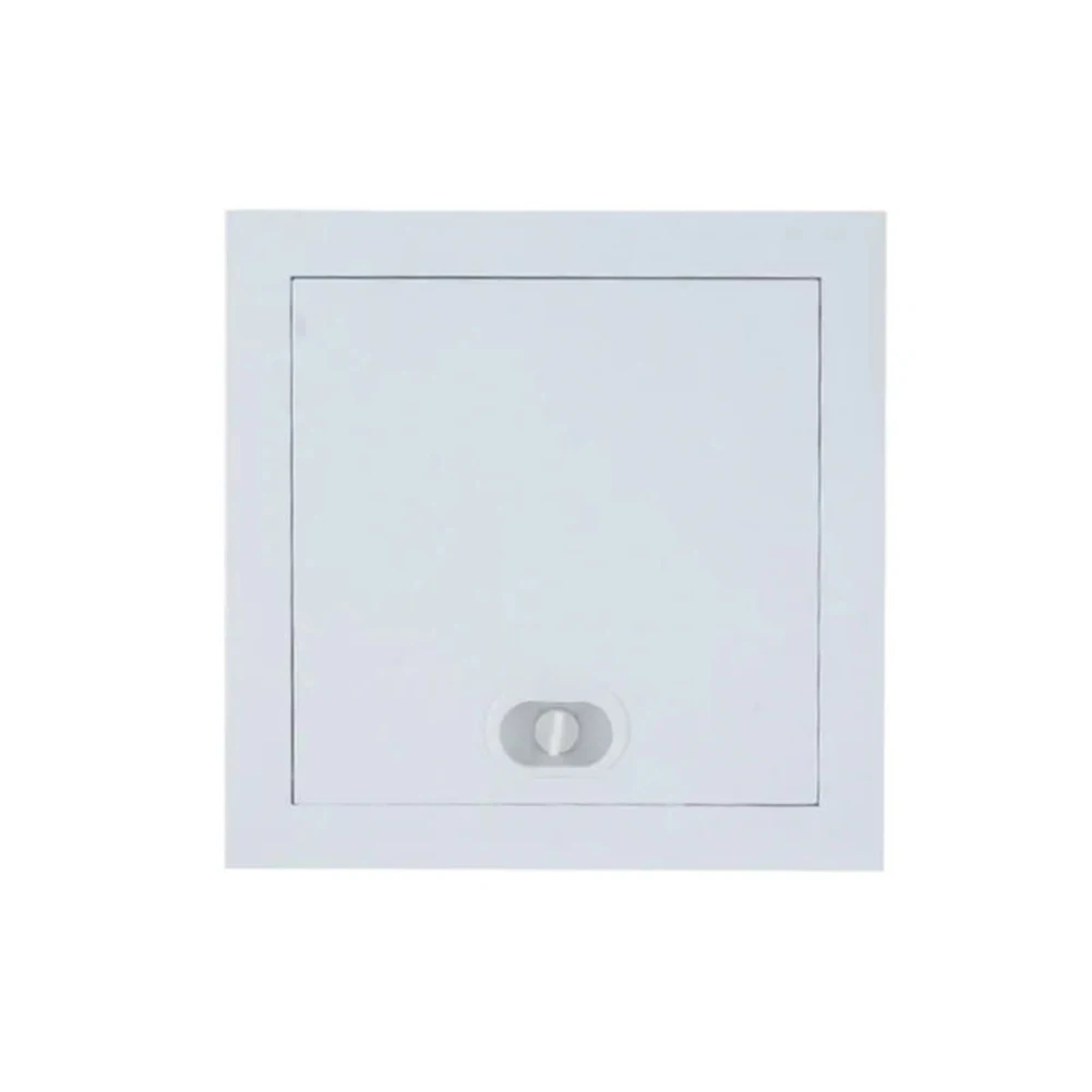 Inspection Door Inspection Flap Aluminum Alloy White Maintenance Flap Access Doors Wall Ceiling White Hatch Cover Rotary Switch