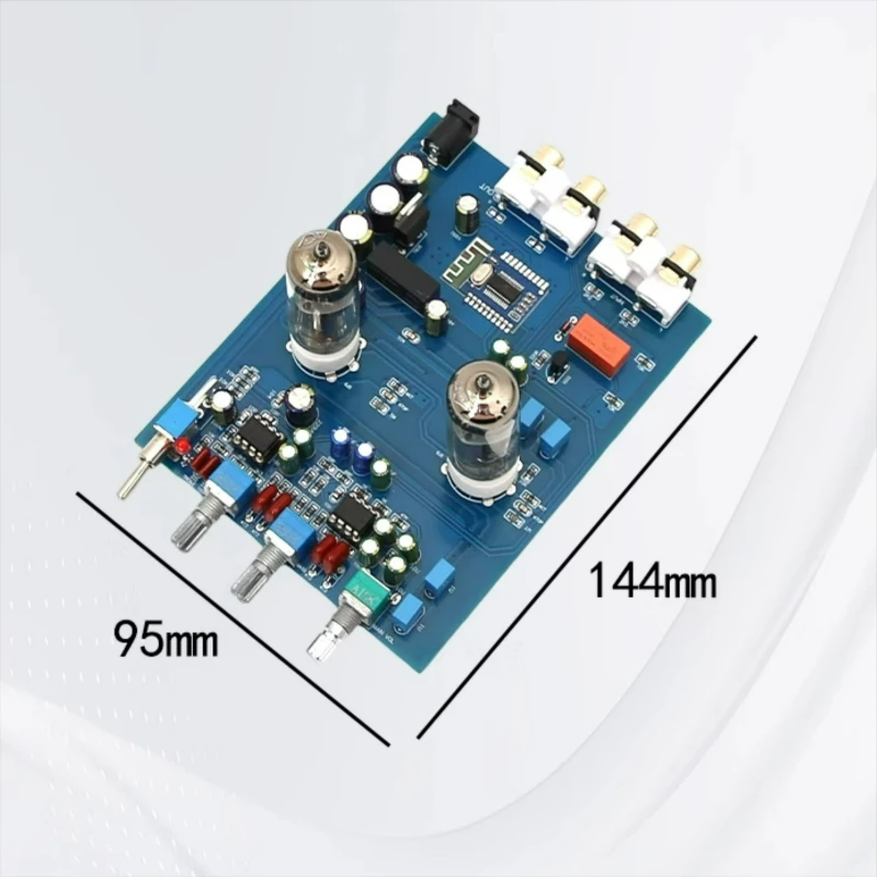SOTAMIA Bluetooth 튜브 프리 앰프 Fever Hifi 6J5 Bile 진공 프리 앰프 NE5532 프리 앰프 톤 볼륨 조절 DIY DAC 앰프