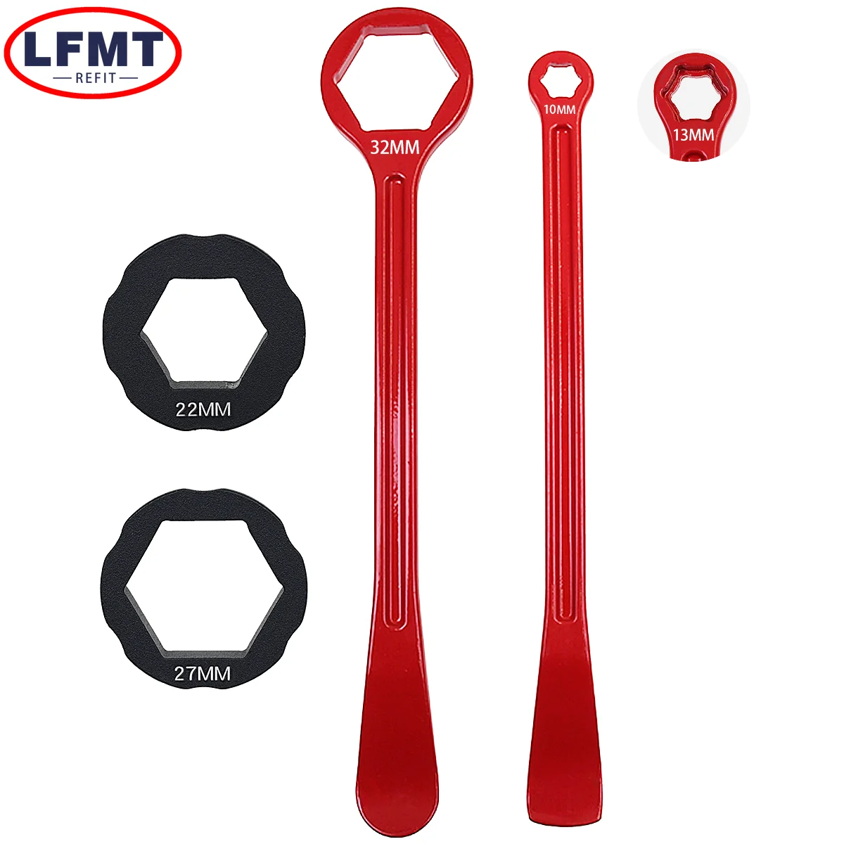 Motocross Universal Tire Tool Lever Spoon Axle Wrench Tire Change For KTM EXC Honda CRF Suzuki Beta Husqvarna Yamaha YZ Kawasaki image 5