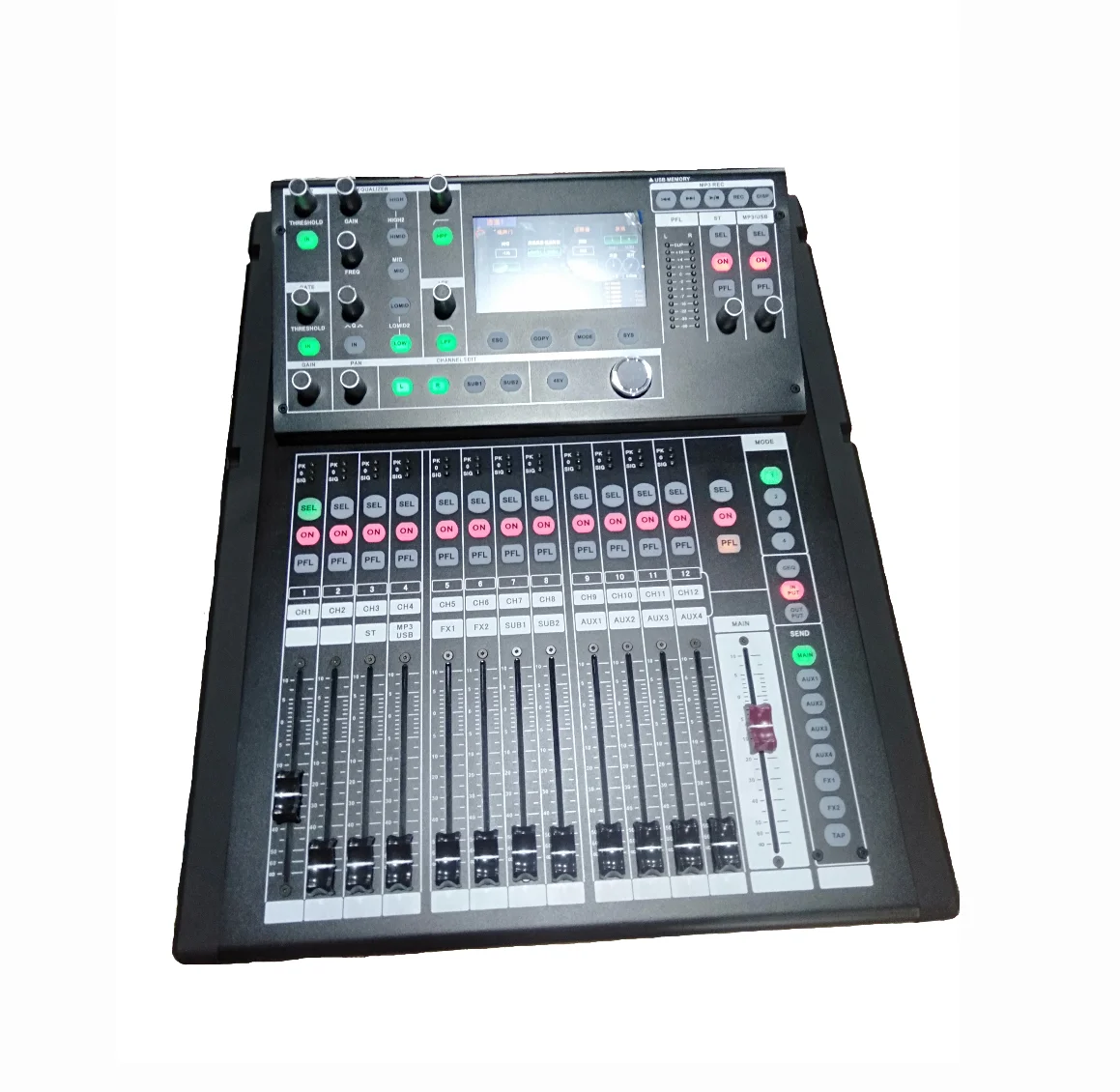 

16 Mixer with 2 USB Smart Digital 32 Optical/sound Card, MP3 Mixer