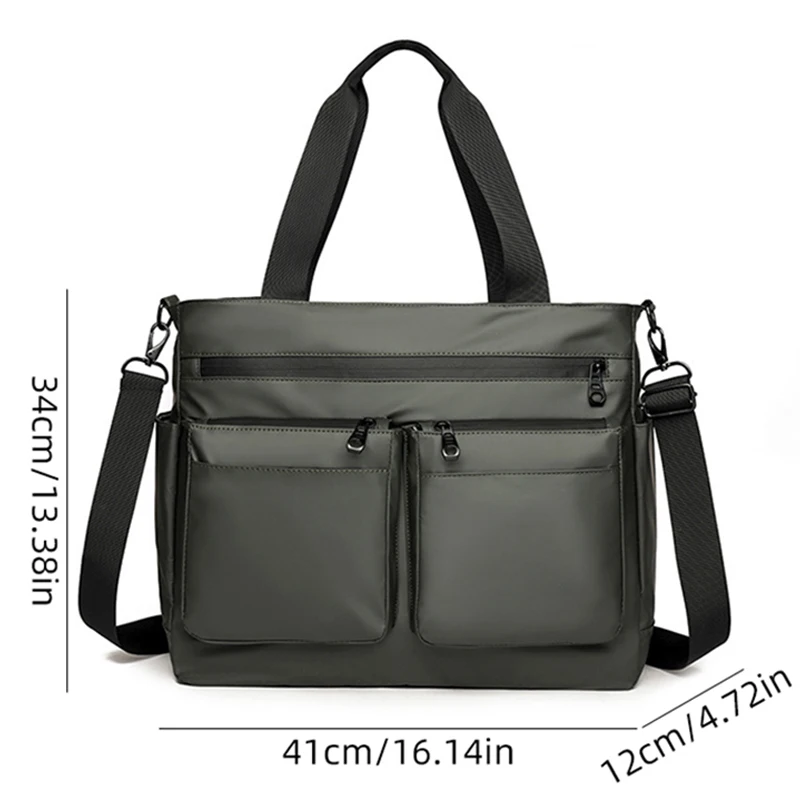 Men's Travel Handbag Large Storage Outdoor Commuting Hiking Camping Shoulder Bag Briefcase Messenger Documents Laptop Tote Pack