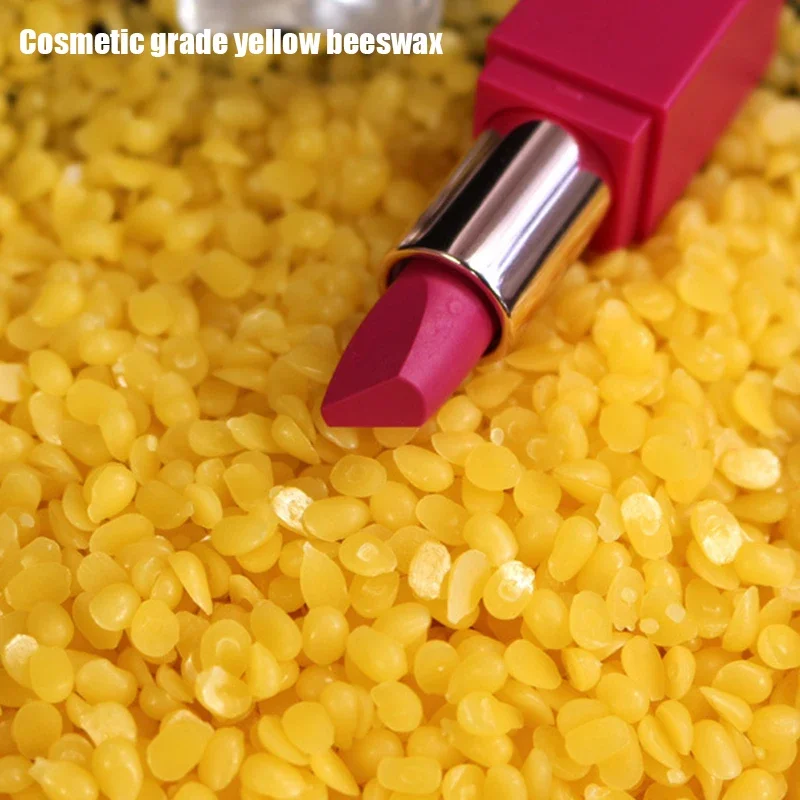 0.5/1KG Yellow Beeswax Particles Natural Raw Materials For Candle Making DIY Handcraft Lipstick Cosmetics Wax Candle Accessories