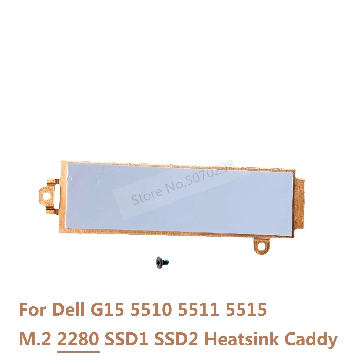 X8MY9 FJ75H 26X1Y For Dell G15 5510 G15 5515 5511 Laptops M.2 NVME 2230 2280 SSD Hard Drive Upgrade Mounting Bracket Heatsink