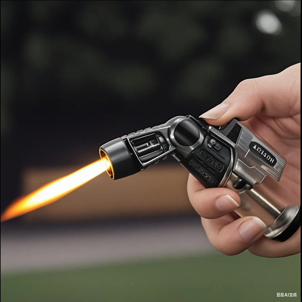 

HONEST Adjustable Butane Gas Lighter Transparent Mini Windproof High Pressure Jet Small Welding Torch Cigar Lighter