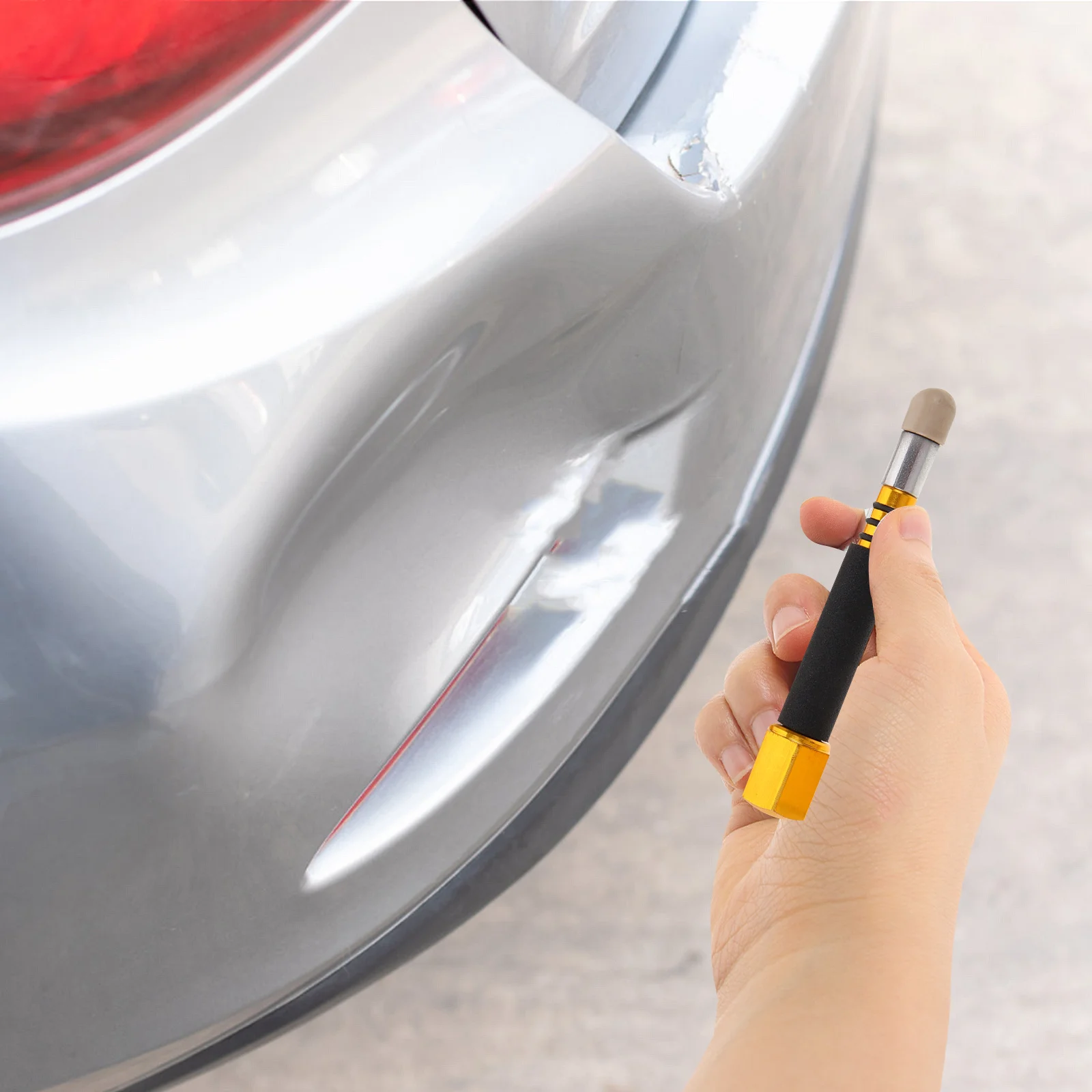 

4Pcs Dent Repair Tools Tap Down Pen Set Fix for Hail Damage Auto Kits Tap Down Pen DIY Dent Removal