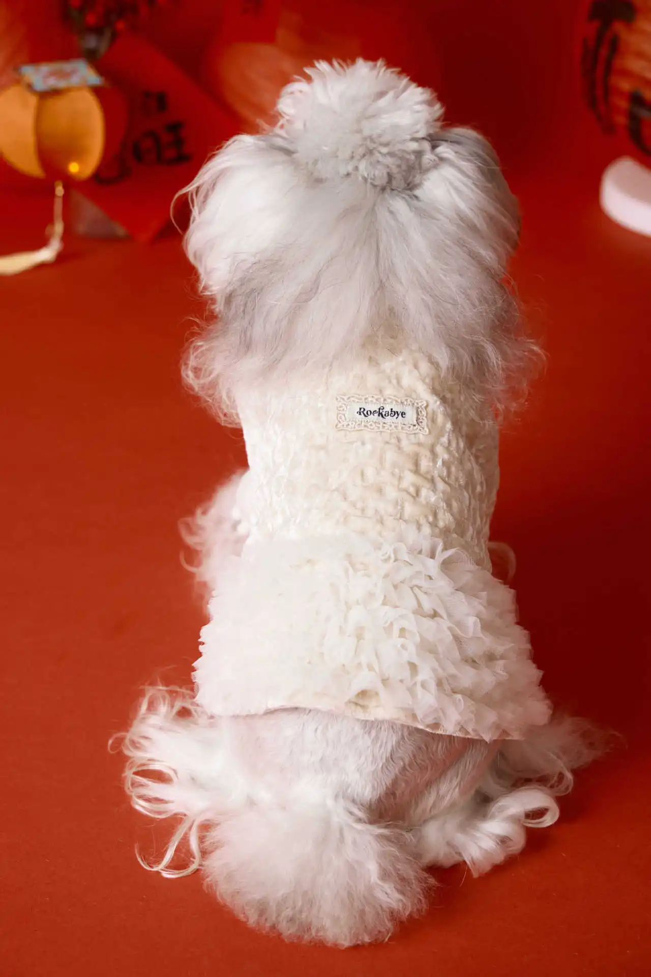 

Warm Pink Cute Pet Dress Ladylike Style Dogs Vest Dress