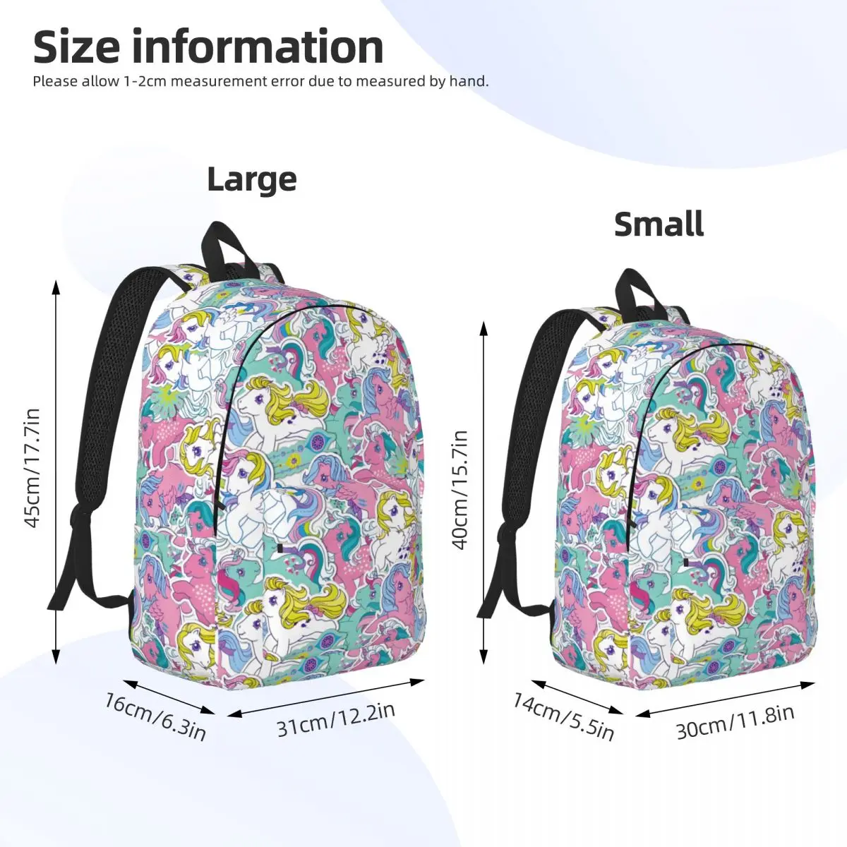 Leggero My Little Pony And Friends!!! Daypack For Work Office spalla robusta My Little Pony Girl Kid zaino regalo