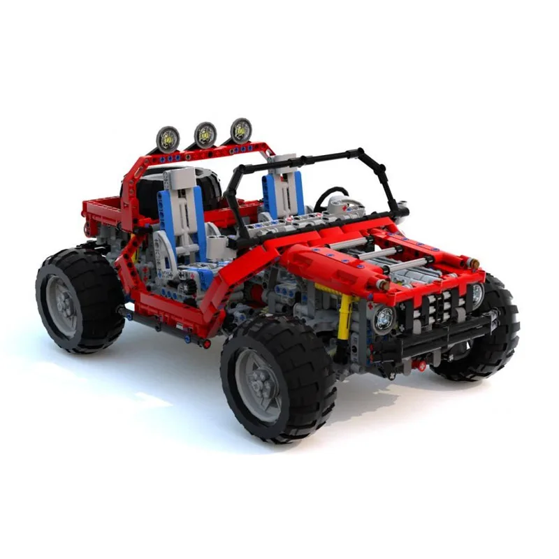 Building Block MOC-5611 Convertible Off-road Vehicle Large Tire Difficult Splicing 2582 Parts Model Adult and Children  Toy Gift