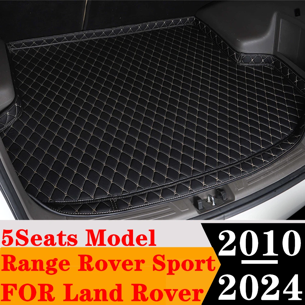 High Side Car Trunk Mat For Land Rover Range Rover Sport 5Seats 2024 23 22 2021 20-2010 XPE Rear Cargo Cover Liner Tail Boot Pad