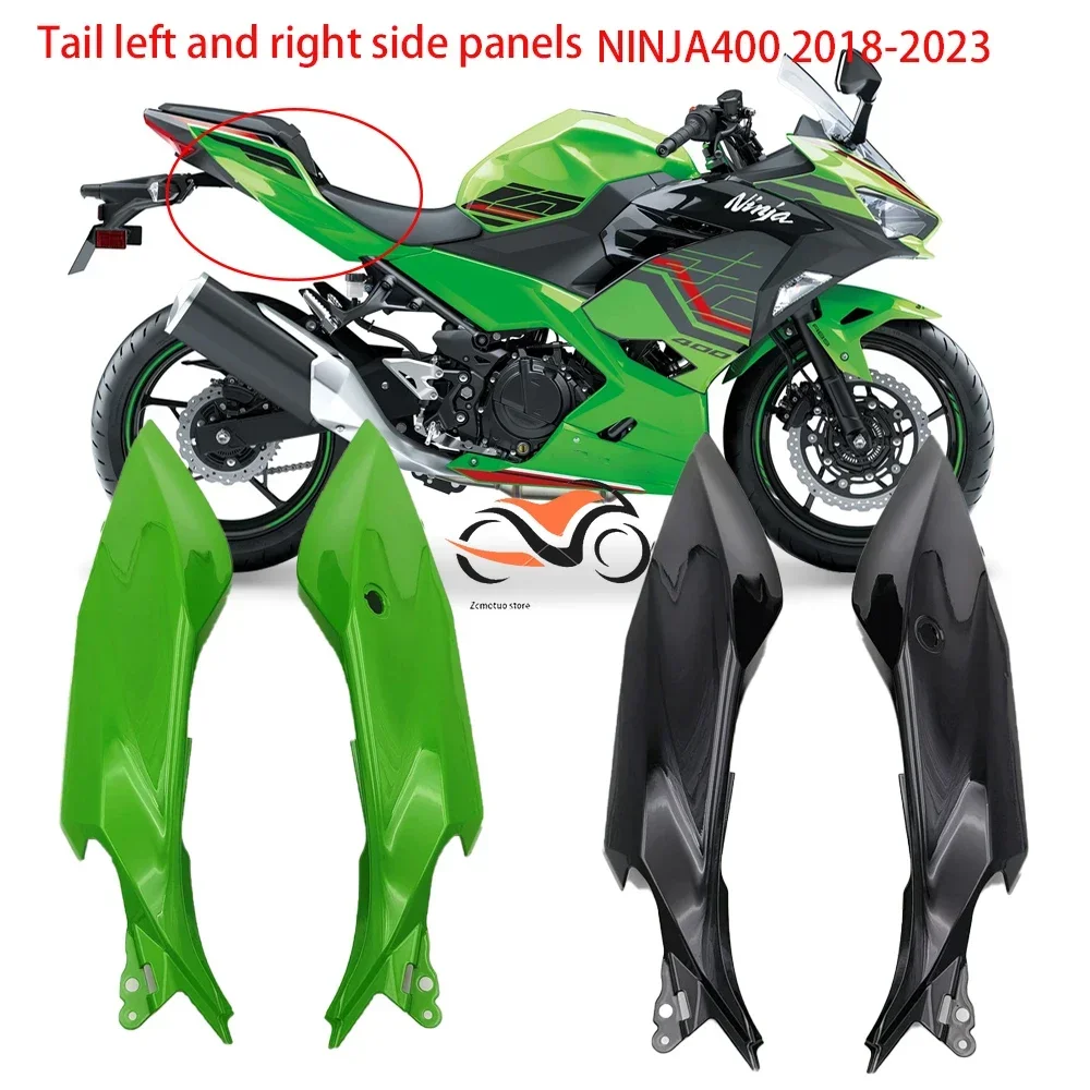 

Для Kawasaki Ninja 400 2018-2023 NINJA400 Ninja 2020 2022 2023, кузов, хвост, левая и правая боковые панели, аксессуары для обтекателей