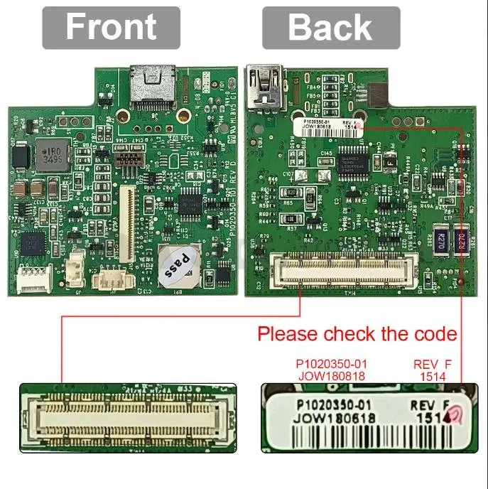 PCB d'alimentation pour imprimante Mobile zèbre QLN220 ZR628