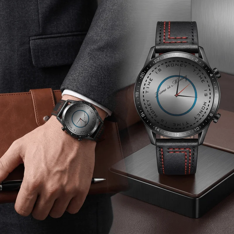 20mm 22mm Lederarmband für Samsung Galaxy Watch 7 6-4 Classic/5/Pro/Active 2 40mm 44mm Armband für Huawei Watch GT 4/2e/3 Armband