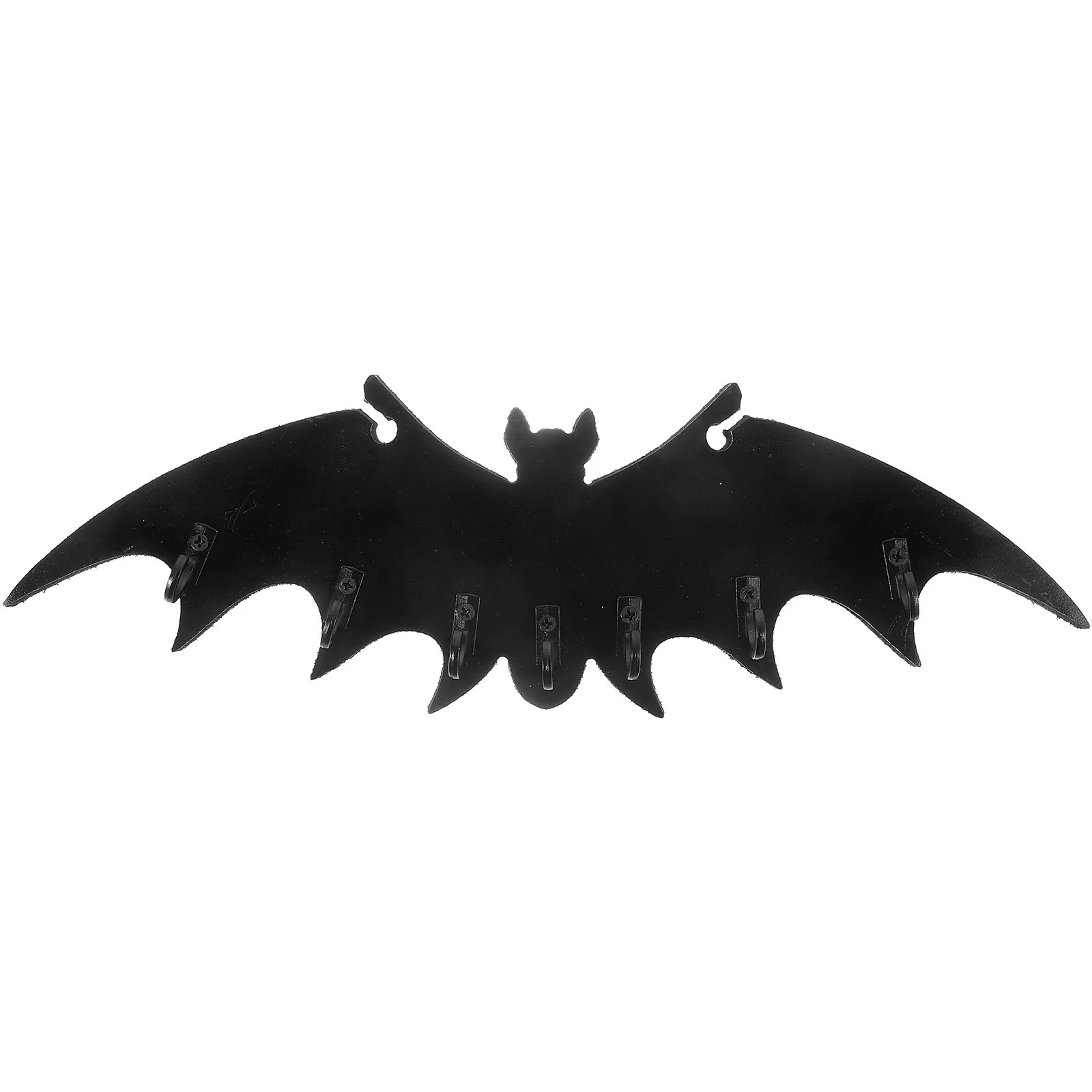 

Home Decor Bat Key Hook Stand Wall Mounted Decorate Coat Rack Black Clothes Hooks