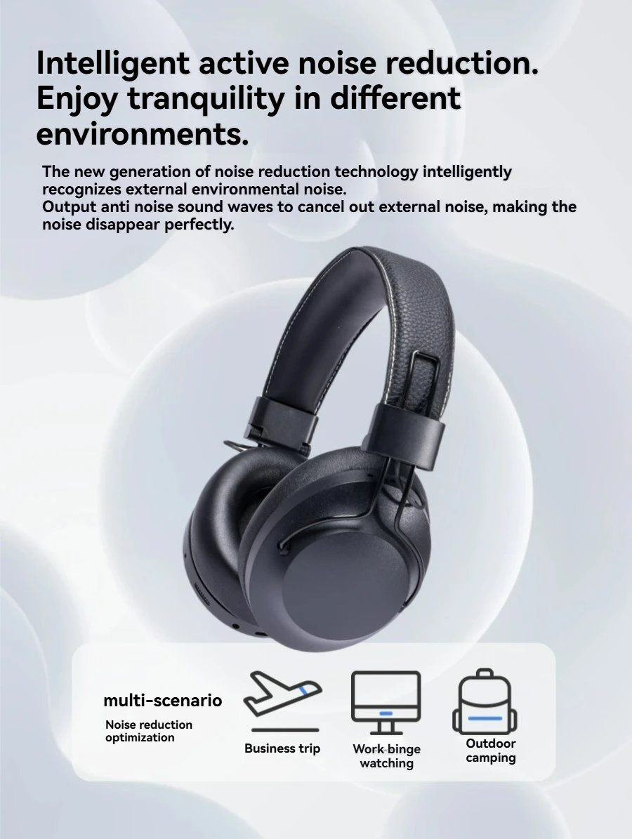Wireless bluetooth Headphones Bluetooth 5.3 Earphones Foldable Gaming Headset Sport Headphone with Mic Music Earbuds