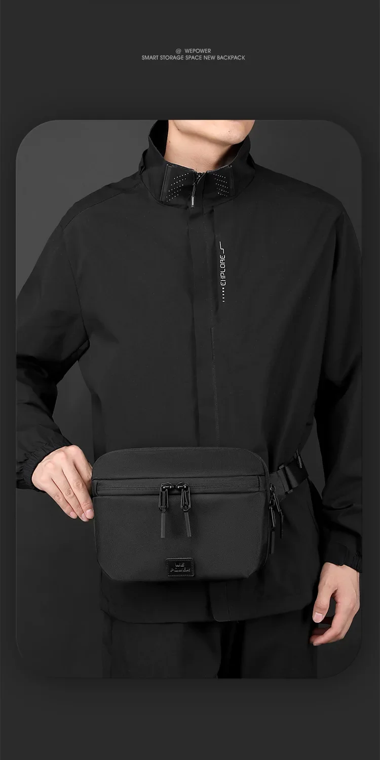

New Trendy Chest Bag for Cycling Casual Wear Portable Waist Pack Shoulder Bags Travel Мужская сумка Bolsa masculina 가방 sacs