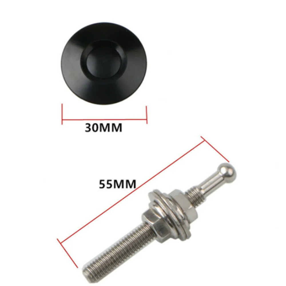 1pcs Car Push Button Hood Pin Lock Low Profile Click Latch Clips