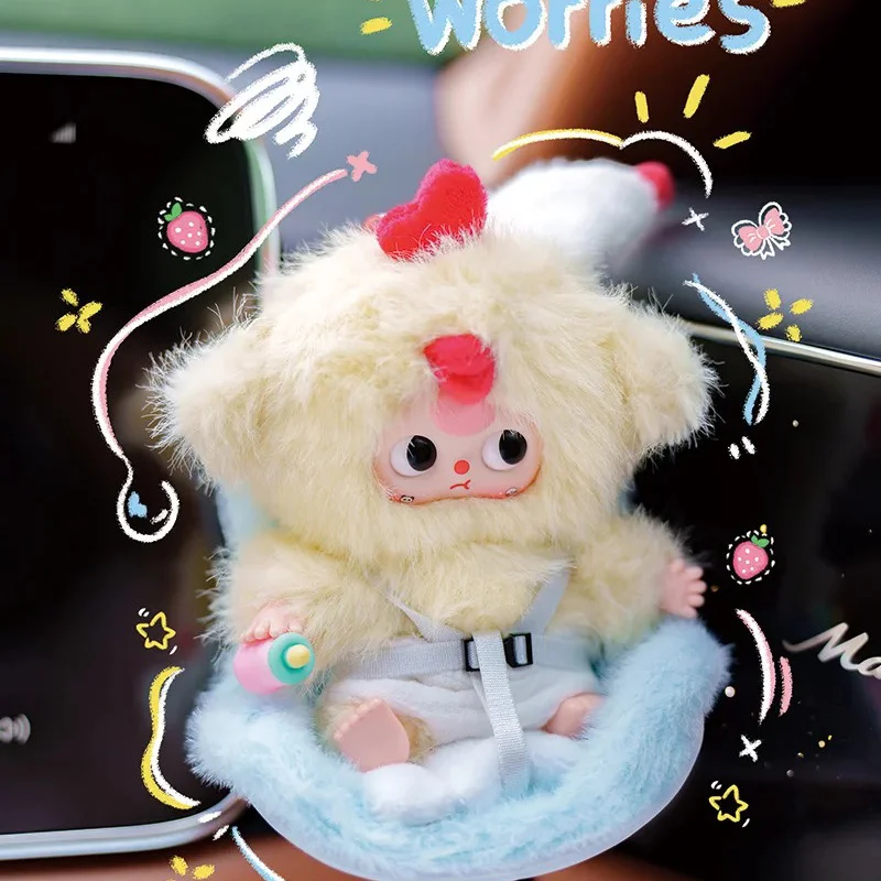 

Baby Three Plush Car Blind Box Cute Doll Pendant Soft Toy For Girls Trendy Surprise Gift Trendy Blind Box Toys