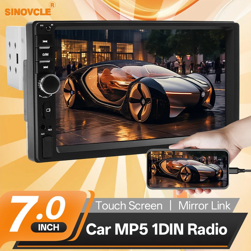 Sinovcle 7Inch 1Din… - image