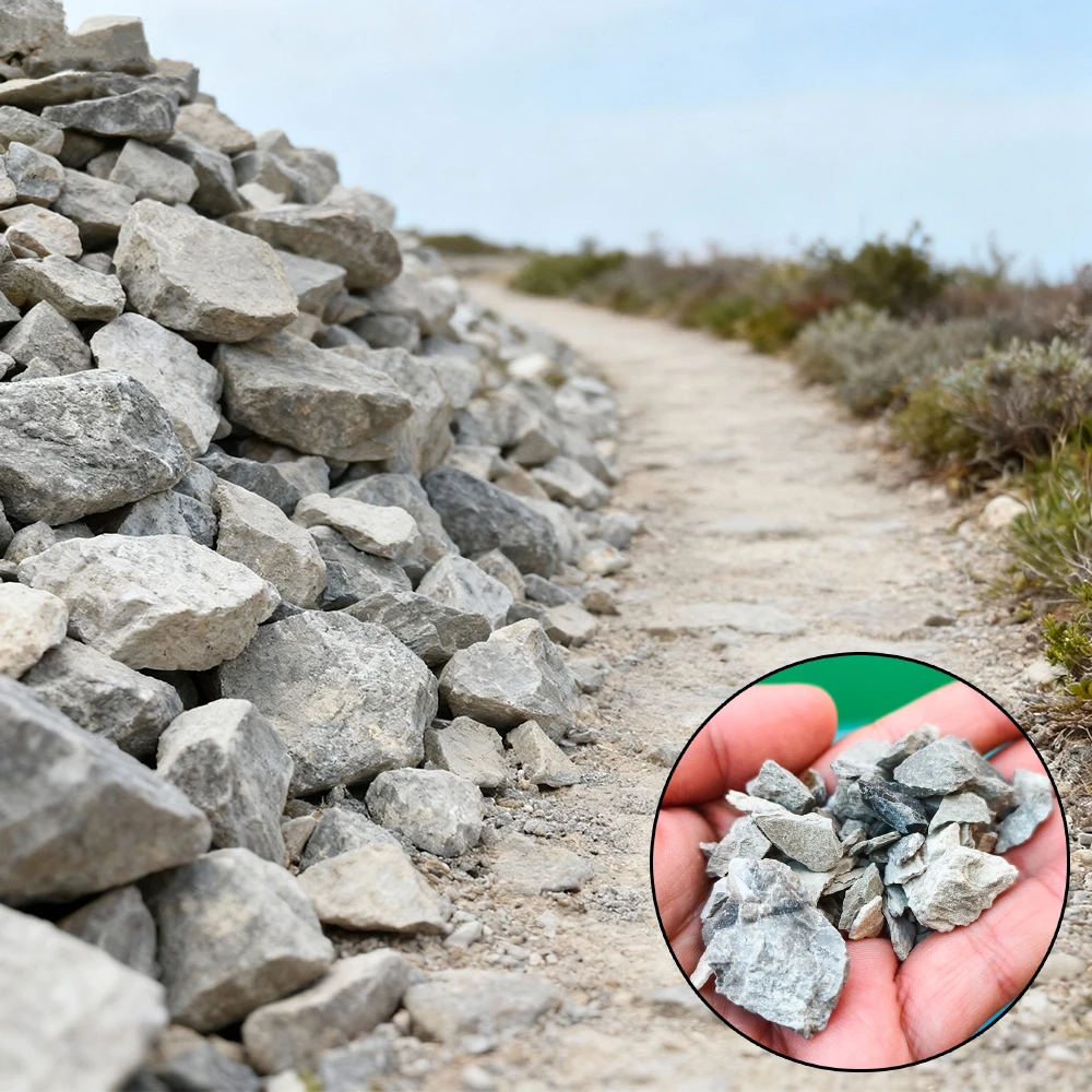 Miniature Natural Ore Rock Micro Railway Crushed Stone Roadbed Materials DIY Building Model Scene Layout Diorama Kits 1bag