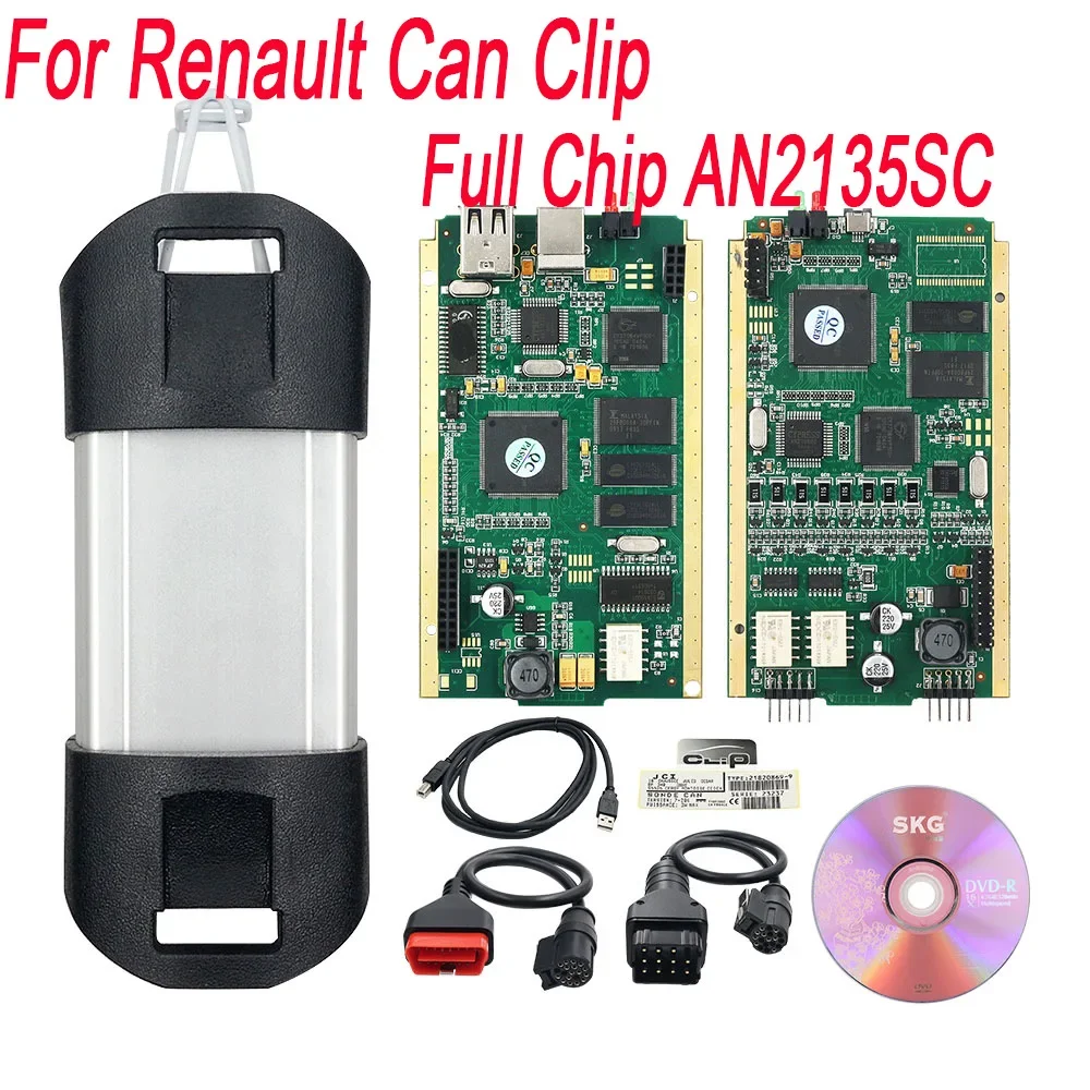 Can Clip For Renault Full Chip V210 With 2135 chip car scanner auto diagnostic scanner programmable