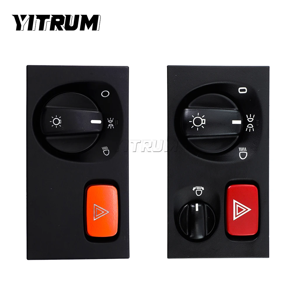 

YITRUM 1540673 1540672 Headlight Head Control Switch Hazard Lamp Light Warning Button Knob Panel For SCANIA P G R T-Series F K N